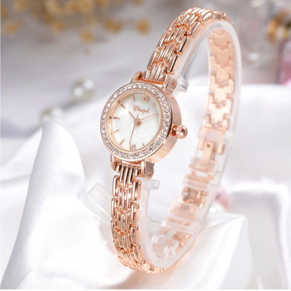 Rose Gold Watch Bangle Set - Picture 5 of 5
